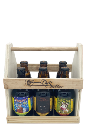 Caisse bois Folies 6x33cl