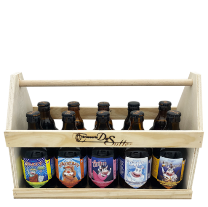 Caisse bois Folies 10x33cl