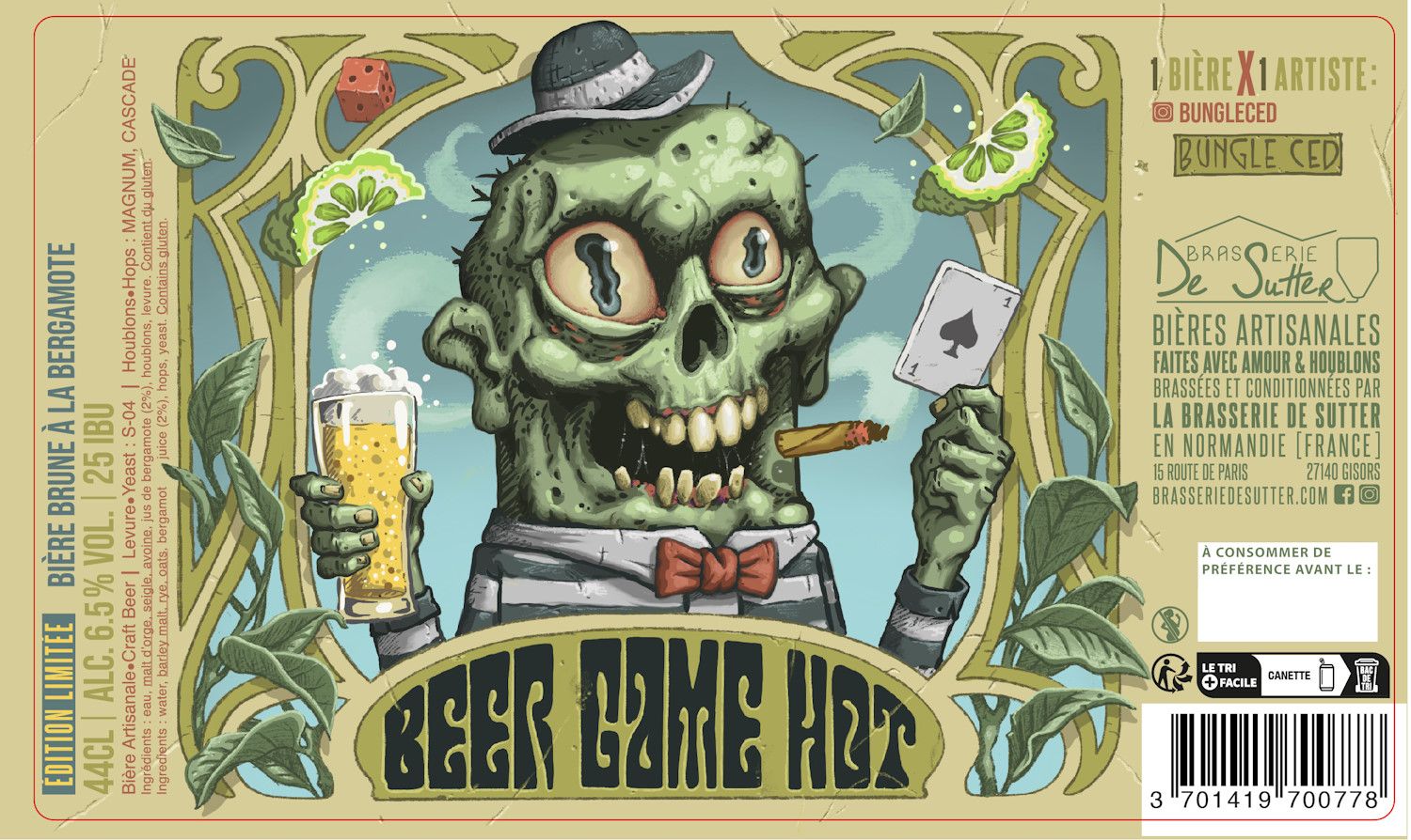 Beer Game Hot 44cl